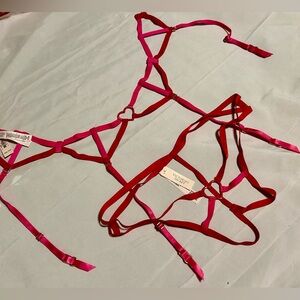 Victoria’s Secret garter belt and panty